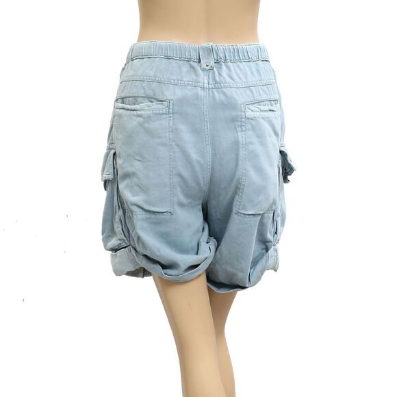 Free People We The Free Washed Shorts Low-Waisted Cargo Casual XL NEW 282680 - Picture 3 of 6